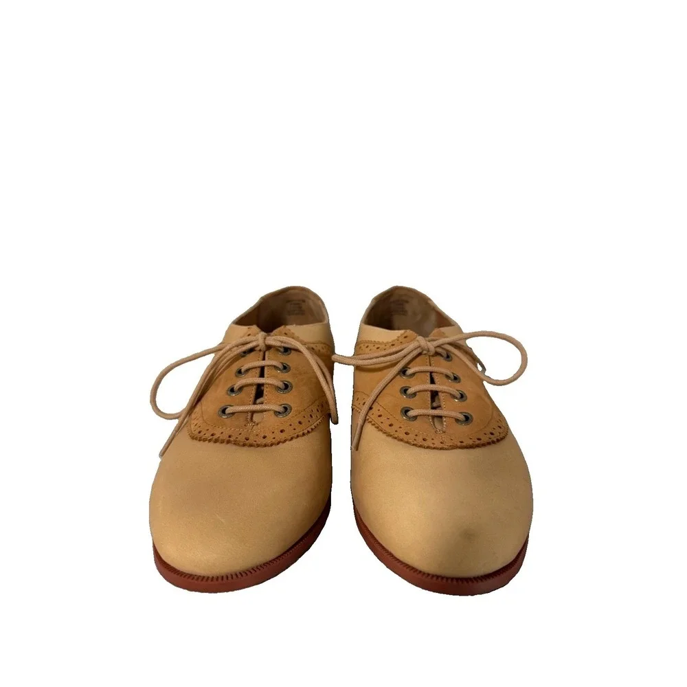 Sperry Top-Sider Taylor Women's Oxford Shoes Size 9.5 Tan Leather Suede Brogue